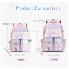 Kawaii Bunny Girls Backpacks for Elementary School Bags Causal Daypacks,