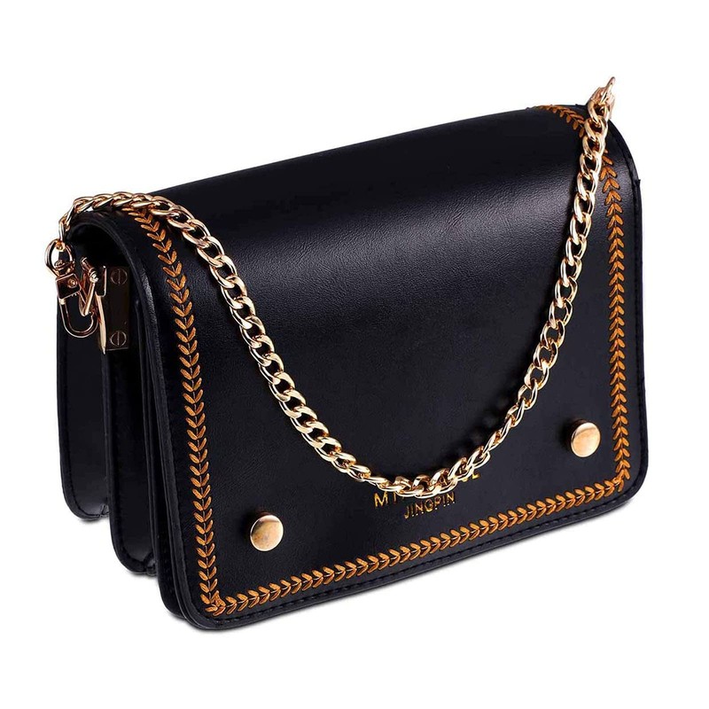 Basetousual Handbag Chains, Handbag Gold Flat Chain, Shoulder Strap Replacement