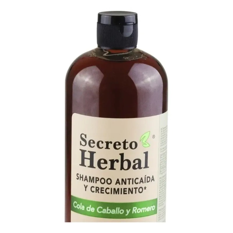 Shampoo Secreto Herbal Anticaida Cola Caballo Romero 1 Lt