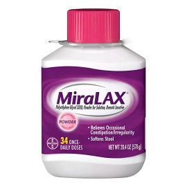 Miralax Laxante Polvo Eficaz Estreñimiento (578g) 34 Dosis