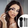 2-Teiliger Vier-In-Eins-Make-Up-Pinsel, Mini Retactable Make-Up-Pinsel, Reisebürbungs-Make-Up-Pinsel, Lidschattenpinsel-Set, Kreativer Make-Up-Pinsel-Set