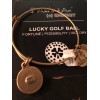 Alex and Ani Lucky Golf Ball Four-Leaf Clover Charm Bracelet