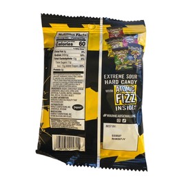 Warheads Atomic Fizz Extreme Sour Hard Candy 2 Oz Bag