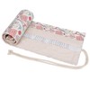 MengH-SHOP Canvas Pen Roll 72 Holes Coloured Pencils Pencil Case
