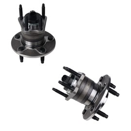 KUSATEC 512285 2PCS Rear Wheel Bearing and Hub Assembly Compatible with Chevy Cobalt HHR Malibu, Saturn Aura 2007 2008 2009, Pontiac G6 2005-2010, 5 Lug Bolts w/ABS