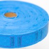 Blue Blank Ticket Roll