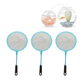 Baby Brine Shrimp Net, Lightweight and Portable Brine Shrimp Sieve Fish Net 10 Pcs Fine Nylon Kids Fishing Net for Catching Small Fish and Shrimp Outdoors