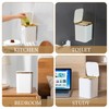 Tolenre Small Table Bin with Lid, 2 L, Mini Table
