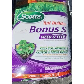 Scotts Turf Builder "Bonus S" Southern Weed & Feed 2, 12,000 Sq. Ft., 41.38lbs