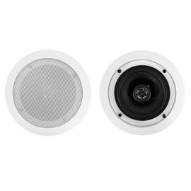 Rockville 2) Rockville CC525T White 5.25" Commercial 70v Ceiling Speakers For Restaurant