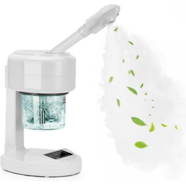 Facial Steamer Nano Ionic Face Steamer with Extendable Arm, Portable Facial Steamer, Rotating Nozzle Esthetician Vapor Ozone Face Steamer