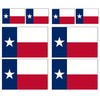 Sticky Expressions | 8 Pcs Texas Flag Sticker – Two