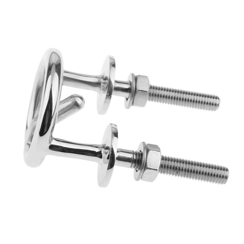 Marine Stainless Steel Transom Mount Ski Tow Hook Water Ski