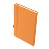 A5 Lined Notebook Portable PU Leather Hardcover Notebook with Elastic
