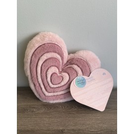 Snuggle Buddy PINK Heart Valentine's Day Heat & Hug SOFT NEW!