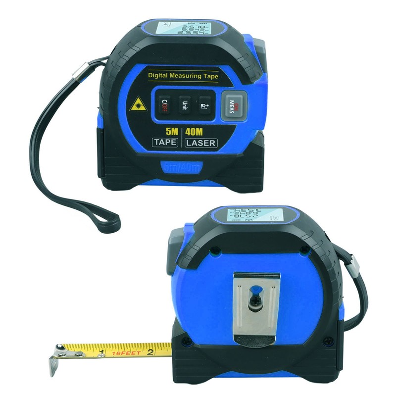 3 In 1 Digital Tape Measure Blue High Elasticity Accurate