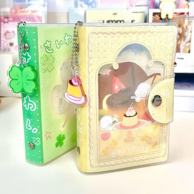 Tourmono Seal Book, A7 Storage Binder, Sticker Binder, For Girls,
