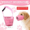 Muzzle for Small Dogs, Breathable Adjustable Anti-Biting Dog Muzzle Pink