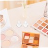 OHPHCALL 2pcs Eyeshadow Primer Tool Blusher Pressing Stamp Square Round