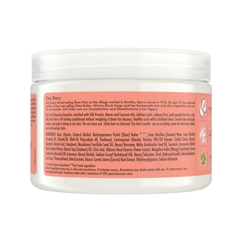 Shea Moisture Coconut And Hibiscus Curl Enhancing Smoothie, 326 Ml