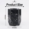 Radicaln Marble Utensil Holder 6.5'' Inches Black Spatula Set for