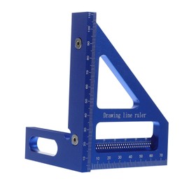 Operitacx Square Tool for Measure Set Square Ruler Protractor Aluminum Triangle Ruler for Woodworking Projects