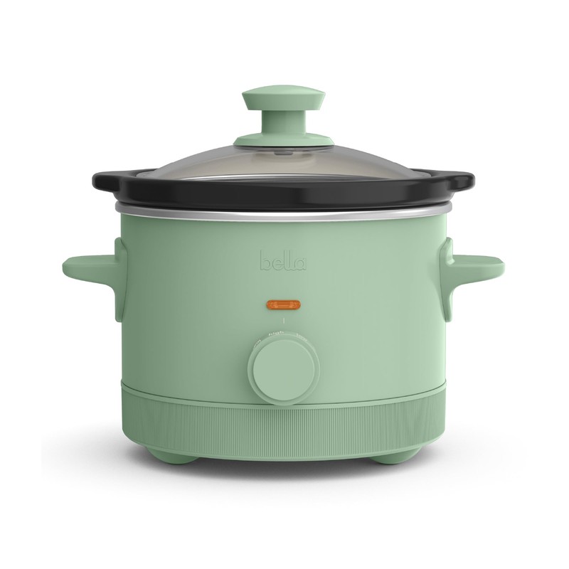 bella 1.5 Qt Slow Cooker with 3 Heat Manual Control,