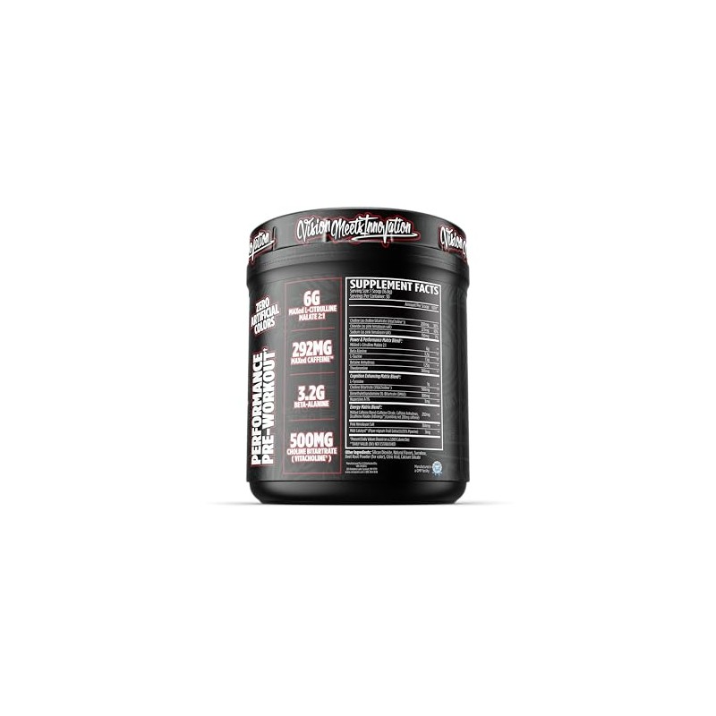 Vmi Sports Kxr Stacked Essential Pre Workout Powder - Energía,