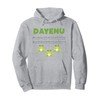 Dayenu Funny Pesach Passover Three Frogs Jewish Seder Pullover Hoodie