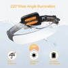 LED Headlamp Rechargeable, Super Bright 1500 Lumens 230° Wide Beam