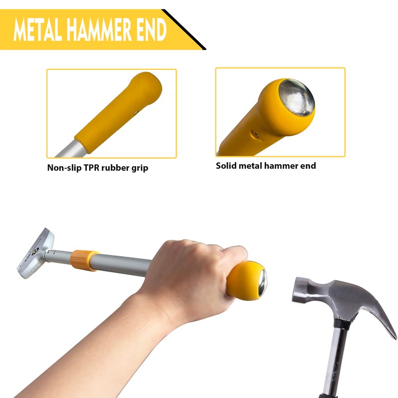 XW Razor Blade Scraper with Adjustable Handle, 23" Long Handle