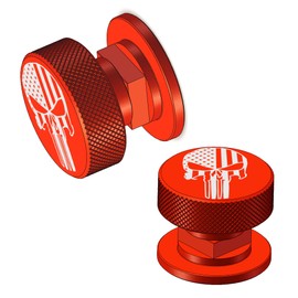 Welding Hood Helmet Pipeliner Fasteners -1Pair USA Flag Pattern Aluminum Helmet Pipeliner Headgear Replacement Parts Accessories Screws Flip Hood, Anti-rust