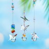 H&D HYALINE & DORA Crystal Suncatcher Hanging Metal Butterfly Decoration,