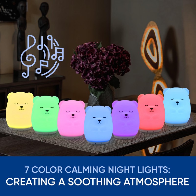 Mindfulness 'Breathing Bear' | 4-7-8 Guided Visual Meditation Breathing Light