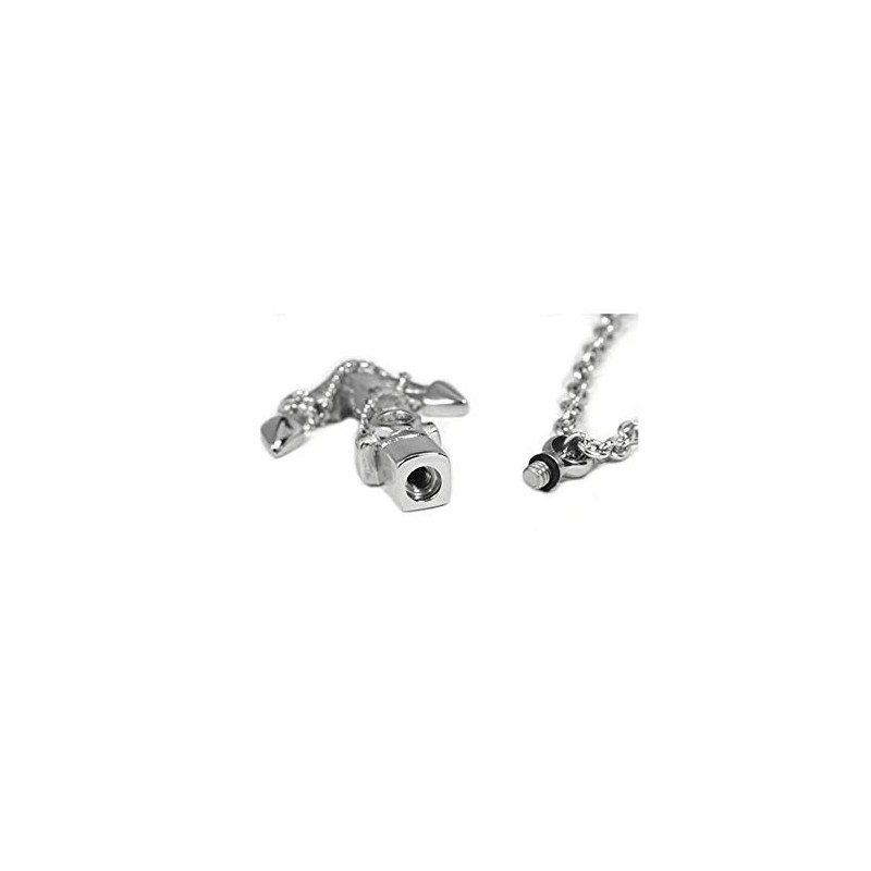 DWJSu Anchor Memroial Necklace for Cremation Ashes Locket Urn Necklaces