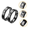 FOMIYES 2 Pairs Matching Promise Rings for Him and Her