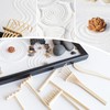YUNGCHI Zen Garden for Desk Mini Japanese Sand Desktop Office