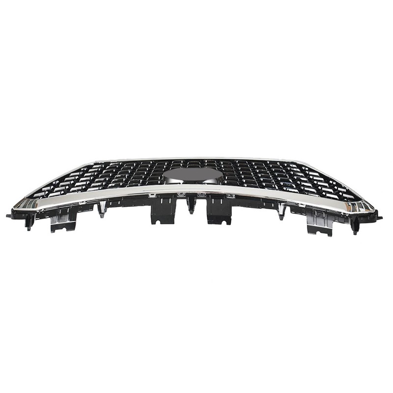 munirater Front Upper Grille Chrome Honeycomb W/O Radar Hole Replacement
