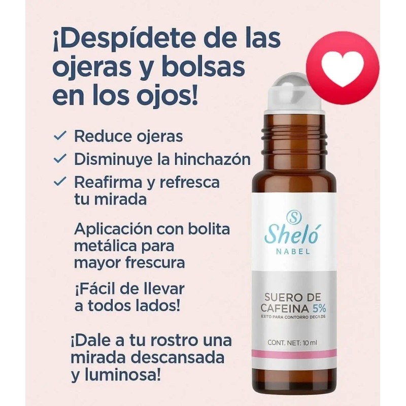 Suero Cafeína Antiojeras