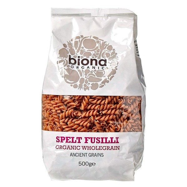 Biona Organic - Spelt Pasta - Wholegrain Fusilli - 500g