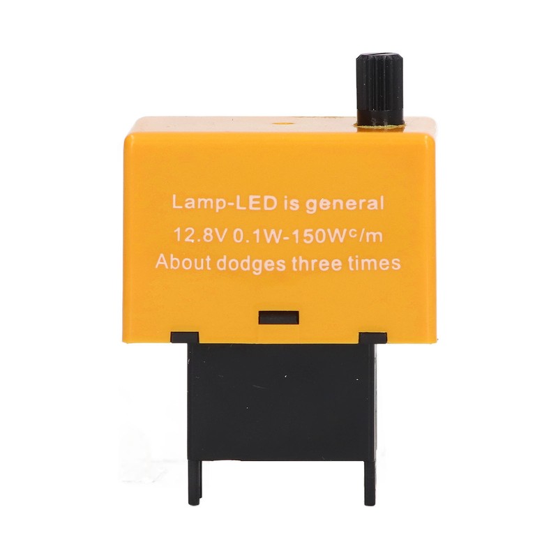 Electronic LED Flasher Relay 8 Pin Adjustable Frequency ABS Flasher