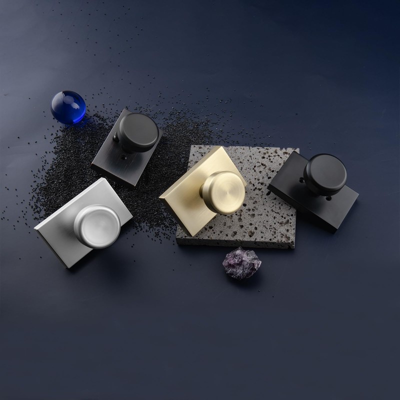 STARPY Interior Door Knobs for Hall, Polished Chrome Door Handles