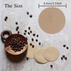 Replacement Unbleached Paper Coffee Filters Round Coffee Maker Filters Compatible