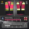 ProtectX 6 Pockets High Visibility Safety Vest for Men Women