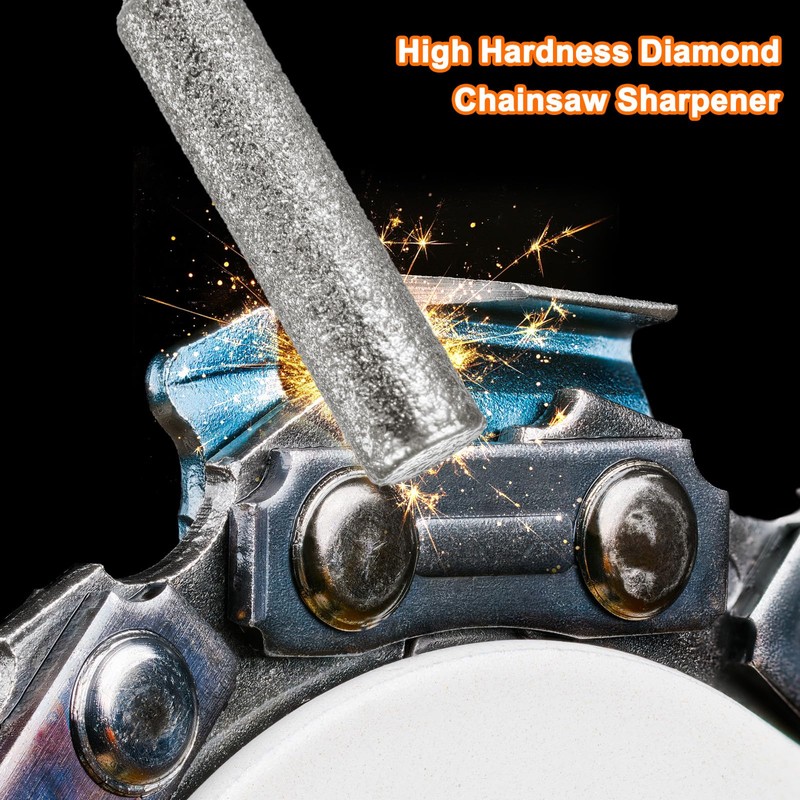 M METERXITY 45-Pack Diamond Chainsaw Sharpener, 5/32", 3/16", 7/32" High