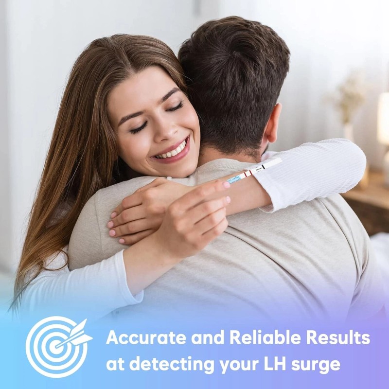 Easy@Home 100 LH Ovulation Test Strips + 100 Cups –