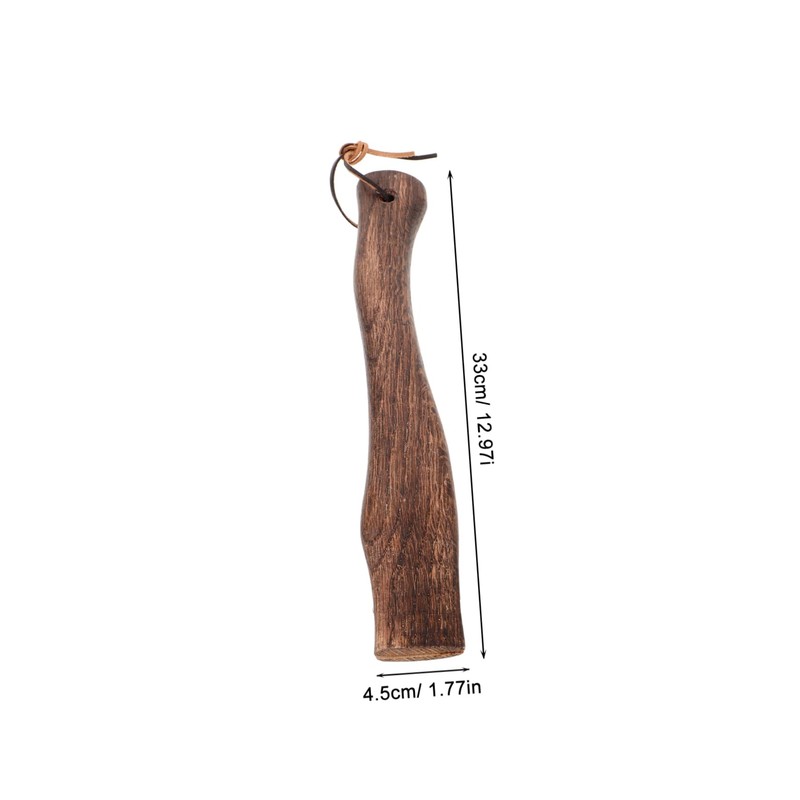 Totority 2pcs Ergonomic Wooden Hatchet Handle Replacement Non Skid Design
