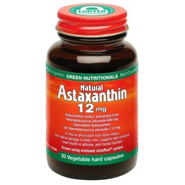 Green Nutritionals Natural Astaxanthin 12mg Cap X 20