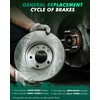 Front Brake Kits Drill & Slotted Brakes Rotor Brake Pads:54134;D1464
