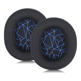 Sinowo Ear Pads Cushions Replacement for SteelSeries Arctis 1/Arctis 3/Arctis 5/Arctis 7/Arctis 9X/Arctis Pro/Arctis Prime Headset,Headphone Earpads(Blue line in Black)